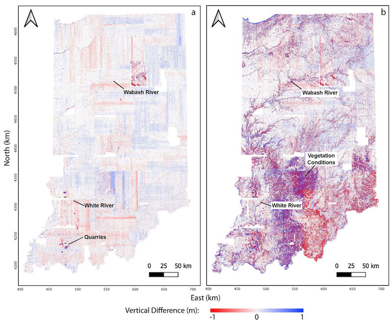 SDSC Collaboration Produces First Map of Topographic Change at Statewide Scale